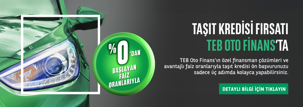 TEB Oto Finans Taşıt Kredisi